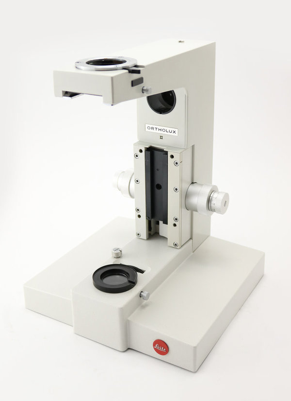 Leitz Ortholux II Mikroskop-Stativ weiß